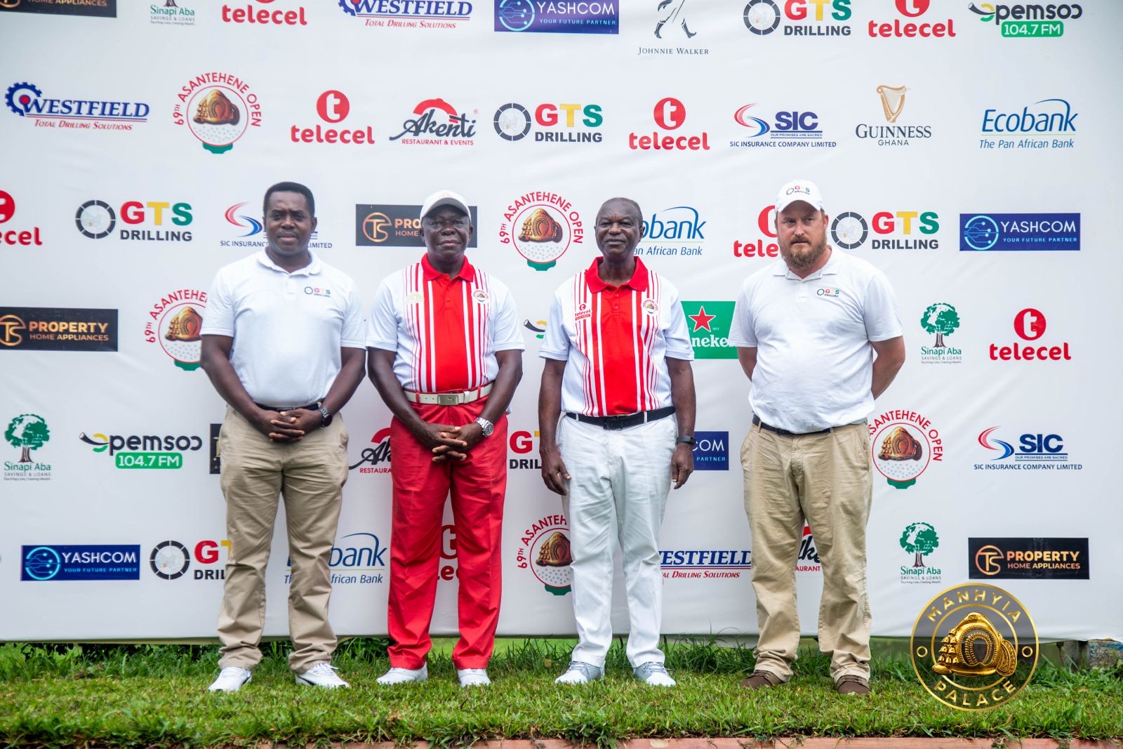GTS Drilling representatives at the 69th Asantehene Open Golf Tournament